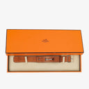 Hermes Cherche Midi Steel And Leather Watch CM1.210