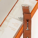 Hermes Cherche Midi Steel And Leather Watch CM1.210