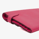 Hermes Chevre Mysore Kelly Longue Rose Shocking Wallet
