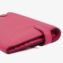 Hermes Chevre Mysore Kelly Longue Rose Shocking Wallet