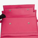 Hermes Chevre Mysore Kelly Longue Rose Shocking Wallet