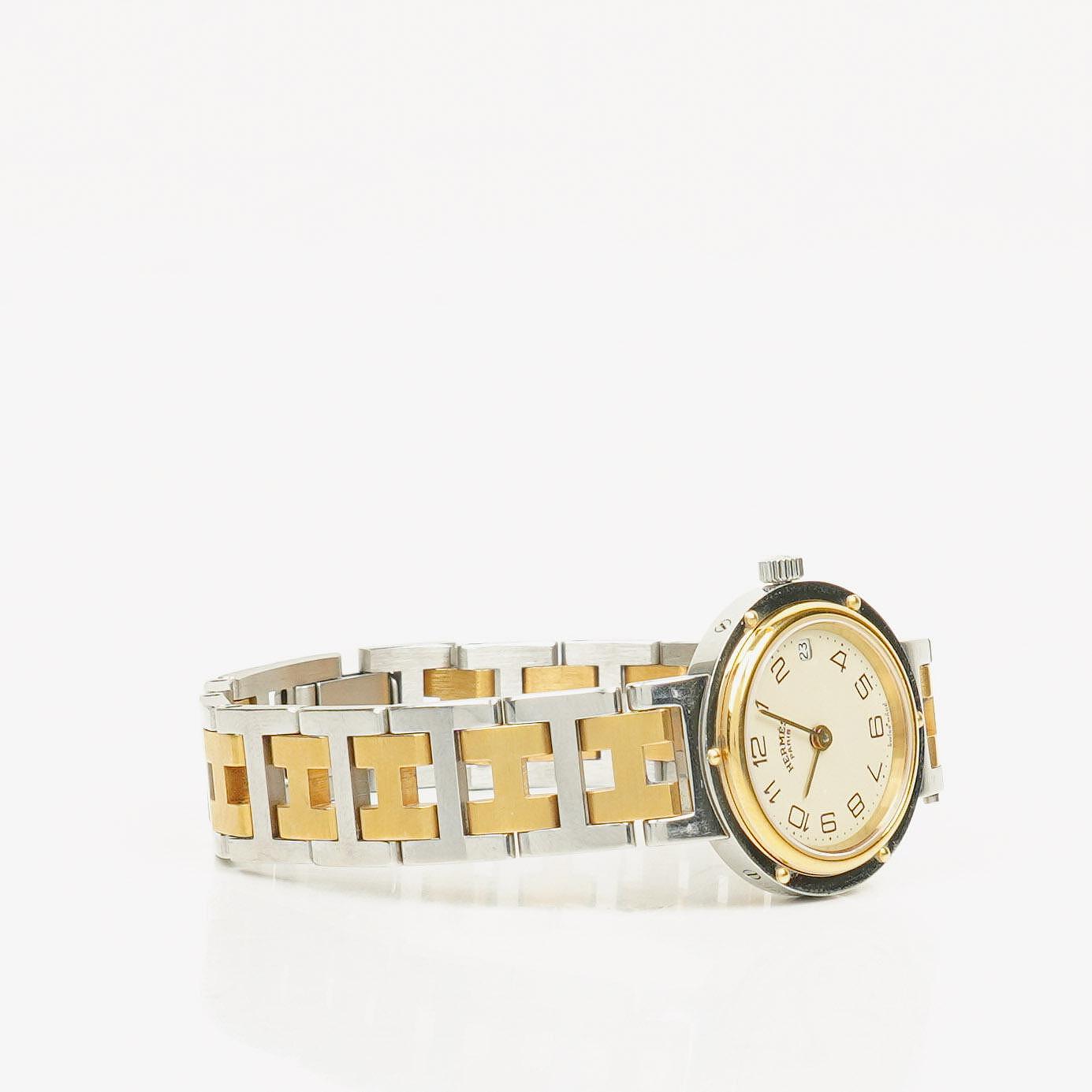 Hermès Clipper 24mm Stainless Steel Quartz Watch