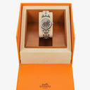 Hermes Clipper Quartz Watch SS CL4.210
