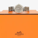 Hermes Clipper Quartz Watch SS CL4.210