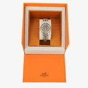 Hermes Clipper Quartz Watch SS CL4.210
