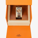 Hermes Clipper Quartz Watch Stainless Steel CL4.210