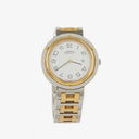 Hermes Clipper Quartz Watch Two- Tone Stainless Steel