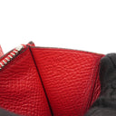 Hermes Constance Compact Wallet Rouge Casaque Epsom With Palladium Hardware