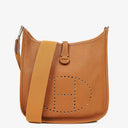 Hermes Evelyne I 29 Gold Taurillon Clemence Leather Shoulder Bag