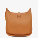 Hermes Evelyne I 29 Gold Taurillon Clemence Leather Shoulder Bag