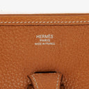 Hermes Evelyne I 29 Gold Taurillon Clemence Leather Shoulder Bag