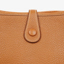 Hermes Evelyne I 29 Gold Taurillon Clemence Leather Shoulder Bag
