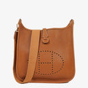 Hermes Evelyne I 29 Gold Taurillon Clemence Leather Shoulder Bag