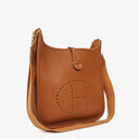 Hermes Evelyne I 29 Gold Taurillon Clemence Leather Shoulder Bag