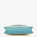 Hermes Evelyne I 32 Clemence Bleu Jean Toile and Leather Bag