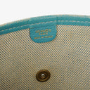 Hermes Evelyne I 32 Clemence Bleu Jean Toile and Leather Bag