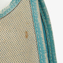 Hermes Evelyne I 32 Clemence Bleu Jean Toile and Leather Bag