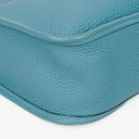 Hermes Evelyne I 32 New Bleu Jean Taurillon Clemence Shoulder Bag