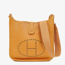 Hermes Evelyne I 33 Natural Sable Taurillon Clemence Shoulder Bag