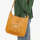 Hermes Evelyne I 33 Natural Sable Taurillon Clemence Shoulder Bag
