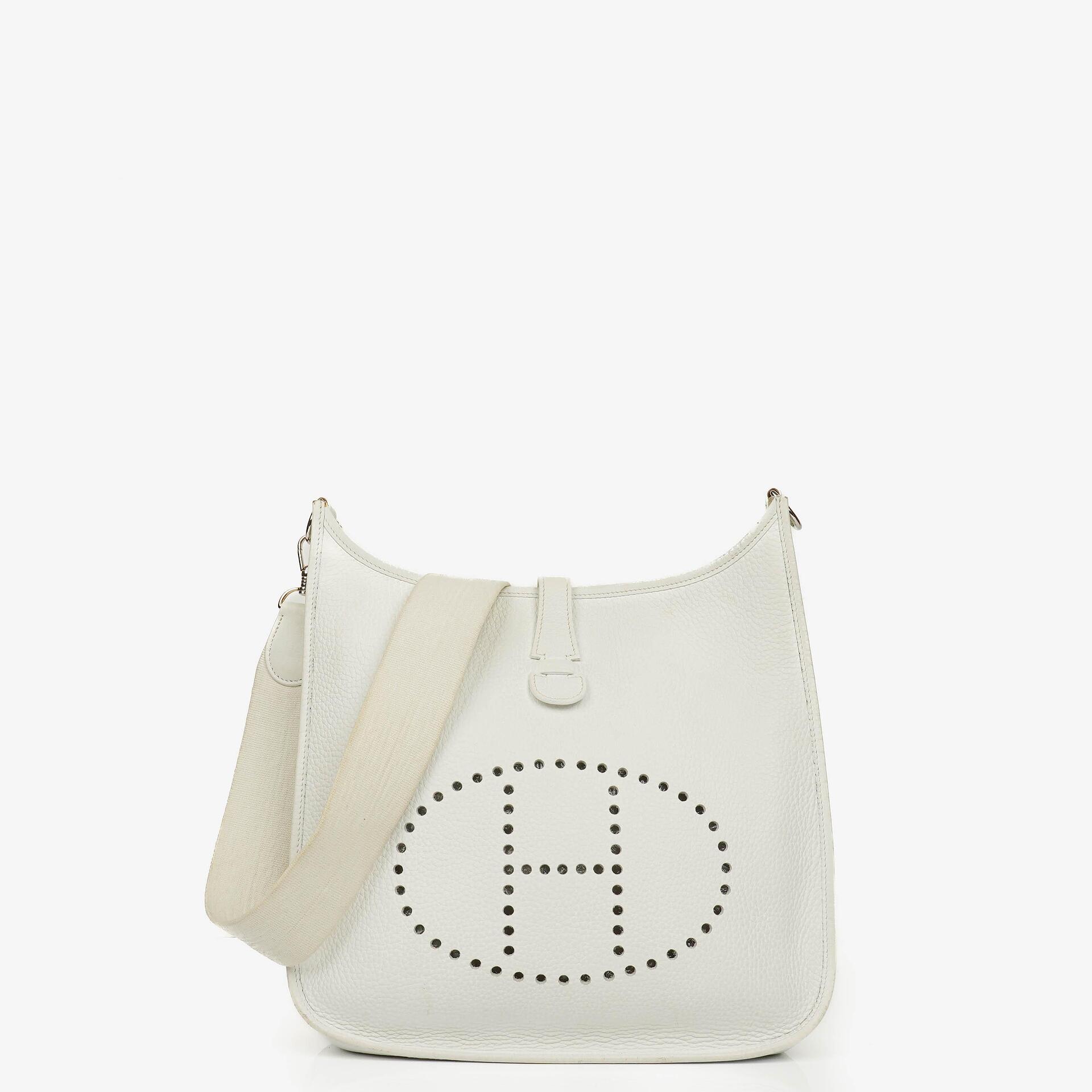 Hermes Evelyne I Clemence Leather Shoulder Bag