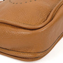 Hermes Evelyne III GM Gold Taurillon Clemence Leather Bag