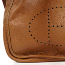 Hermes Evelyne III GM Gold Taurillon Clemence Leather Bag