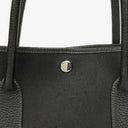 Hermes Garden Party 36 MM Black Negonda And Toile With Palladium Hadware