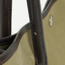 Hermes Garden Party 36 PM Buffalo Leather And Toile Handbag