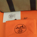 Hermes Garden Party 36 PM Buffalo Leather And Toile Handbag