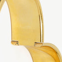 Hermes Green Equestrian Enamel and Gold Plated Loquet Bangle Quartz Watch L01.201