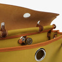 Hermes Herbag 31 Zip Retourne PM Vache Hunter Military Toile Ginger Naturel