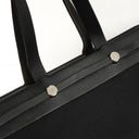 Hermes Herbag Cabas Black Toile Vache Hunter MM 2 In 1 Bag