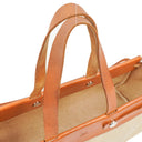 Hermes Herbag Cabas Canvas Vache Hunter MM 2 In 1 Bag