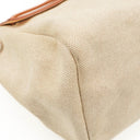 Hermes Herbag Cabas Canvas Vache Hunter MM 2 In 1 Bag