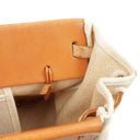 Hermes Herbag Cabas Canvas Vache Hunter MM 2 In 1 Bag