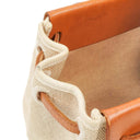 Hermes Herbag Cabas Canvas Vache Hunter MM 2 In 1 Bag