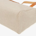 Hermes Herbag Cabas Canvas Vache Hunter MM 2 In 1 Bag