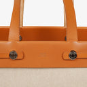 Hermes Herbag Cabas Canvas Vache Hunter MM 2 In 1 Bag