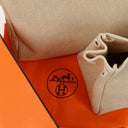 Hermes Herbag Cabas Canvas Vache Hunter MM 2 In 1 Bag