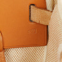 Hermes Herbag Cabas Canvas Vache Hunter MM 2 In 1 Bag