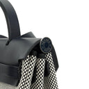 Hermès Herbag Horseshoe Stamp (HSS) Zip PM In Bleu Indigo Vache Hunter And Criss Viking Toile With Palladium Hardware