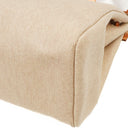 Hermes Herbag Natural Toile Vache Hunter MM 2 In 1 Bag, 1999