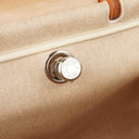 Hermes Herbag Natural Toile Vache Hunter MM 2 In 1 Bag, 1999
