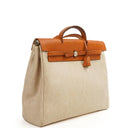 Hermes Herbag Natural Toile Vache Hunter MM 2 In 1 Bag