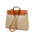 Hermes Herbag Natural Toile Vache Hunter MM 2 In 1 Bag