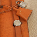 Hermes Herbag Natural Toile Vache Hunter MM 2 In 1 Bag
