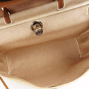 Hermes Herbag Natural Toile Vache Hunter MM 2 In 1 Bag