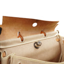 Hermes Herbag Natural Toile Vache Hunter MM 2 In 1 Bag