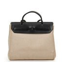 Hermes Herbag Natural Toile Vache Hunter MM 2 In 1 Bag